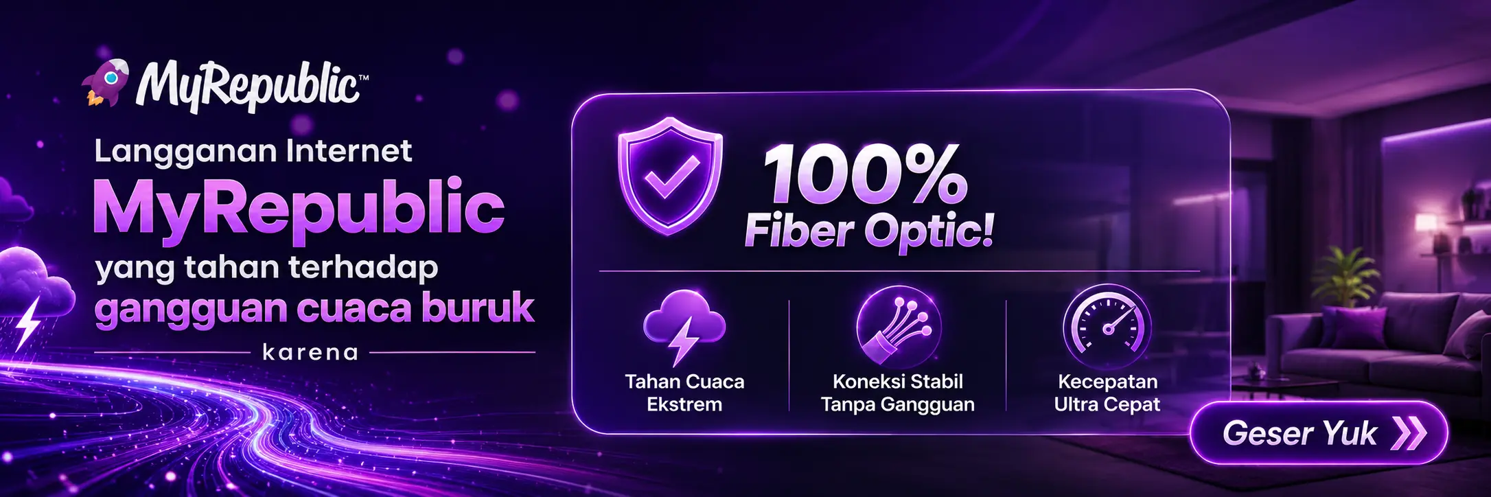 Infrastruktur Jaringan Full Fiber Optik MyRepublic Area Pekanbaru Riau