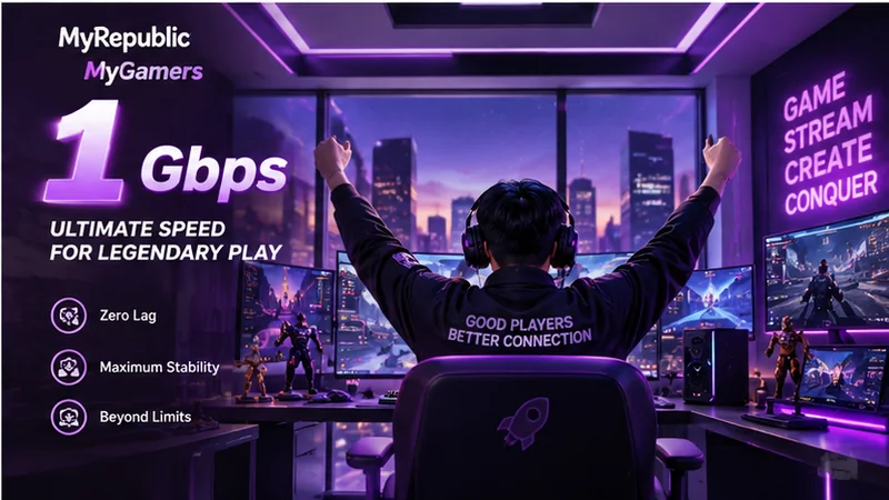 Paket WiFi MyGamers Platinum 1 Gbps MyRepublic Pekanbaru