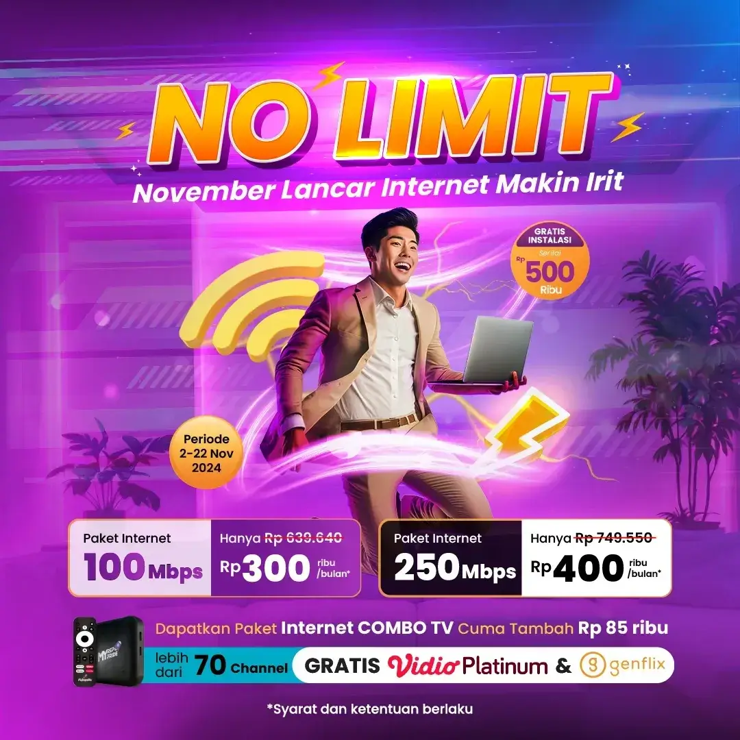 Promo Paket Internet MyRepublic di Pekanbaru